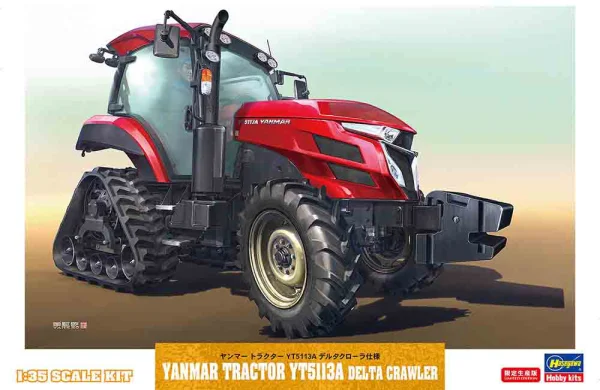 Hasegawa 1/35  YANMAR TRACTOR YT5113A DELTA CRAWLER - Scale Kits