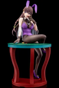 Hakoiri-musume Elfine Phillet wearing flower’s purple bunny costume with Nip Slip Gimmick System - The Demon Sword Master of Excalibur Academy - photo 2