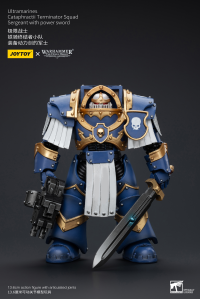 Ultramarines Cataphractii Terminator Squad Sergeant with Power Sword 1