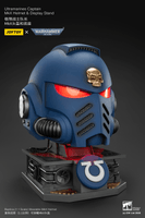 Ultramarines Captain MkX Helmet & Display Stand 19