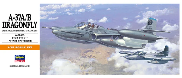 Hasegawa [A12] 1:72 A-37 A/B DRAGONFLY - Scale Kits