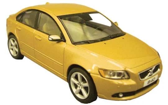 Aoshima MOTORART DIECAST MINIATURE CAR: 1/43 1/43 Volvo S40 Matte Gold - Art & Display