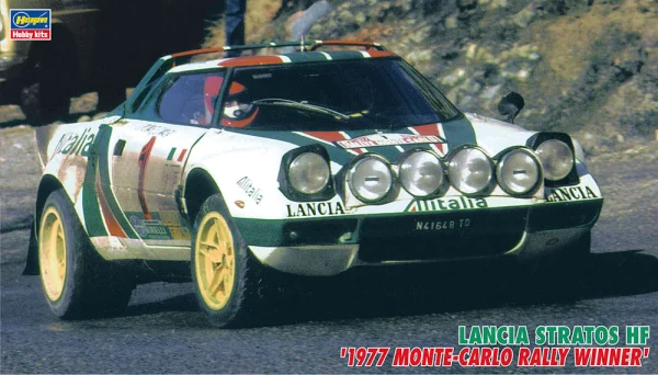 Hasegawa [CR32] 1:24 LANCIA STRATOS 1977 MONTE-CARLO RALLY WINNER - Scale Kits