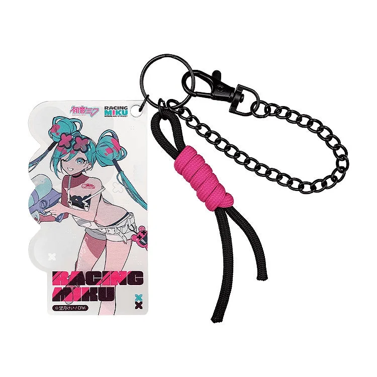 GoodSmile Moment Hatsune Miku: Racing Ver. 2025 Keychain D - Hatsune Miku