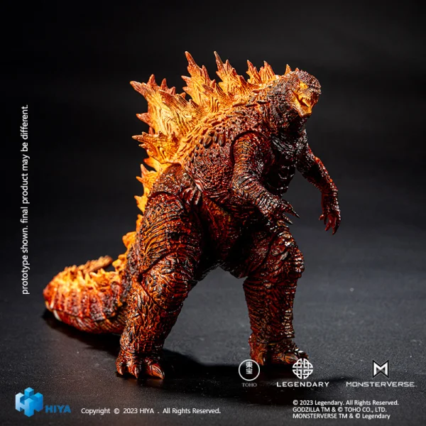 HIYA TOYS Exquisite Basic Godzilla: King of the Monsters Burning Godzilla - Godzilla