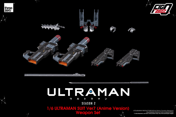 FigZero 1/6 ULTRAMAN SUIT Ver7 (Anime Version) Weapon Set