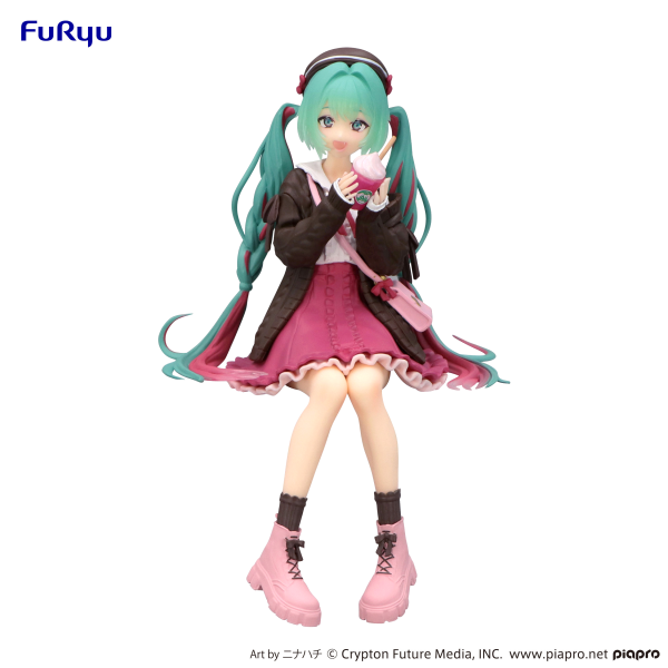 Hatsune Miku　Noodle Stopper Figure -Autumn Date Pink Color ver.-
