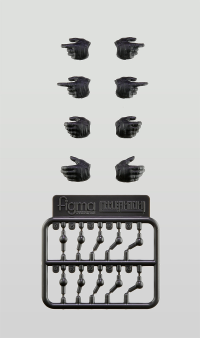 LA-OP18: figma Tactical Gloves L Size (Black) 1