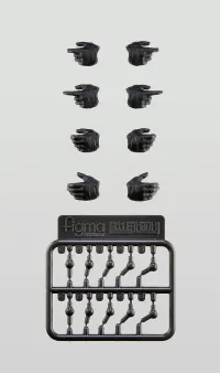 TOMYTEC LA-OP18: figma Tactical Gloves L Size (Black) - Little Armory - photo 1