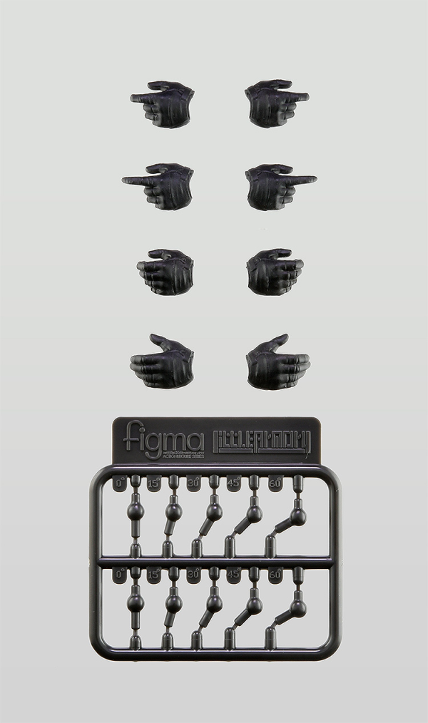 LA-OP18: figma Tactical Gloves L Size (Black)