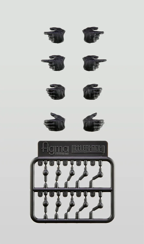 TOMYTEC LA-OP18: figma Tactical Gloves L Size (Black) - Little Armory