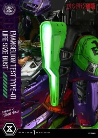 Prime 1 Studio Life Size Bust Evangelion Test Type-01 (Concept By Josh Nizzi)			 - Neon Genesis Evangelion - photo 9