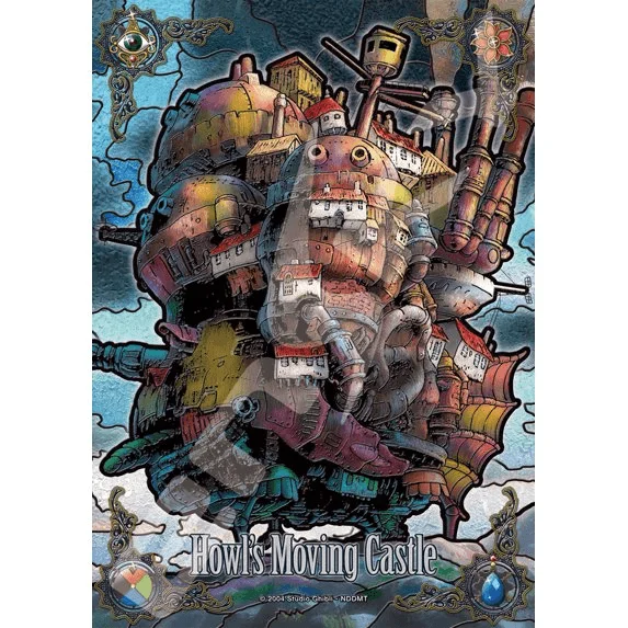 ENSKY 208-AC57 Howl's Moving Castle 208 Piece Art Crystal Puzzle - Evening Scene "Howl's Moving Castle" - Howl's Moving Castle