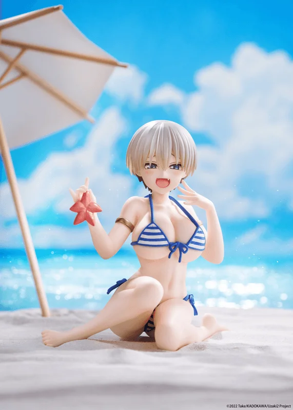 TAITO Uzaki-chan Wants to Hang Out! ω Desktop Cute Figure - Hana Uzaki (Swim wear Ver.) - Uzaki-chan Wants to Hang Out!
