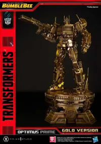 Prime 1 Studio Museum Masterline Transformers: Bumblebee (Film) Optimus Prime Cybertron Edition Gold Version - Transformers - photo 1