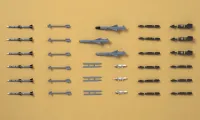 Hasegawa [X72-10] 1:72 J.A.S.D.F. AIRCRAFT WEAPONS 1 : J.A.S.D.F. MISSILES AND LAUNCHER SET - Kit Accessories - photo 2