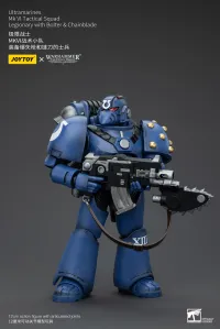 JOYTOY Ultramarines MK VI Tactical Squad Legionary with Bolter& Chainblade - Warhammer 40K - photo 6