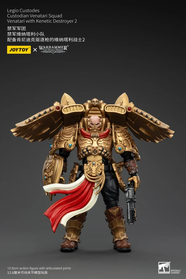 JOYTOY Legio Custodes Custodian Venatari Squad Venatari with Kenetic Destroyer 2 - Warhammer 40K