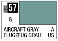 AQUEOUS HOBBY COLOR - H57 GLOSS AIRCRAFT GRAY (US NAVY AIRCRAFT) 1