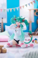 TAITO Hatsune Miku Desktop Cute Figure (Cat Ear T-Shirt Ver.) Reissue - Hatsune Miku - photo 6
