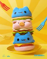TOYZEROPLUS LuLu the Piggy x Capoo - LuLuBurger (Lu-Special) - LuLu The Piggy - photo 11