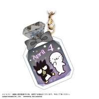 SANRIO CHARACTERS BIRTHDAY "PUKKURI" CLEAR KEY RING 4