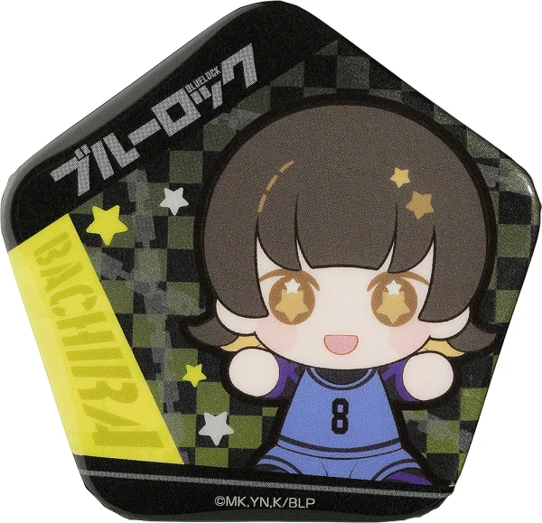 GOOD SMILE COMPANY HUGGY Series Pinback Button Bachira Meguru - BLUE LOCK
