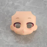 GOOD SMILE COMPANY Nendoroid Doll Customizable Face Plate - Narrowed Eyes: With Makeup (Peach) - Figure Accessories - photo 1