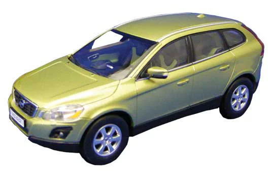 Aoshima MOTORART DIECAST MINIATURE CAR: 1/43 1/43 Volvo XC60 Lime Grass Green - Scale Kits