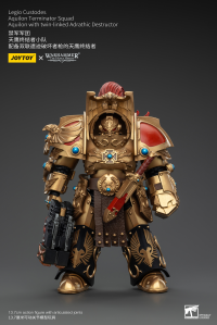 Legio Custodes Aquilon Terminator Squad Aquilon with twin-linked Adrathic Destructor 1
