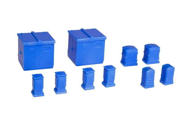 PLUM PMOA Pop Another World Series　Relay box/Cubicle　Blue - Pop Another World