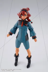 TAMASHII NATIONS Suletta Mercury (Regular Uniform Ver.) and Option Set "Mobile Suit Gundam: The Witch from Mercury", Bandai Spirits S.H.Figuarts - Mobile Suit Gundam: The Witch from Mercury - photo 5