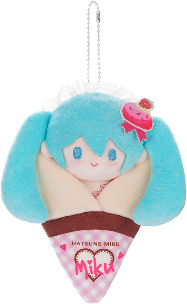 Character Vocal Series 01: Hatsune Miku Crêpe Mascot Keychain B