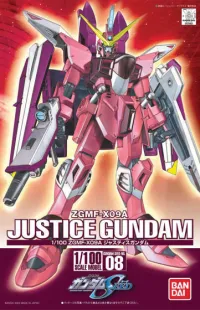 BANDAI HOBBY HG 1/100 #08 Justice Gundam - Mobile Suit Gundam SEED - photo 1