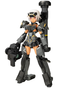 FRAME ARMS GIRL GOURAI-KAI [BLACK] with FGM148 TYPE ANTI-TANK MISSILE 2