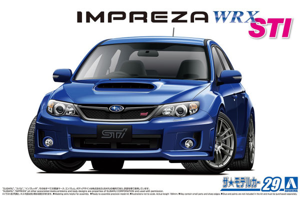1/24 SUBARU GRB IMPREZA WRX STI '10