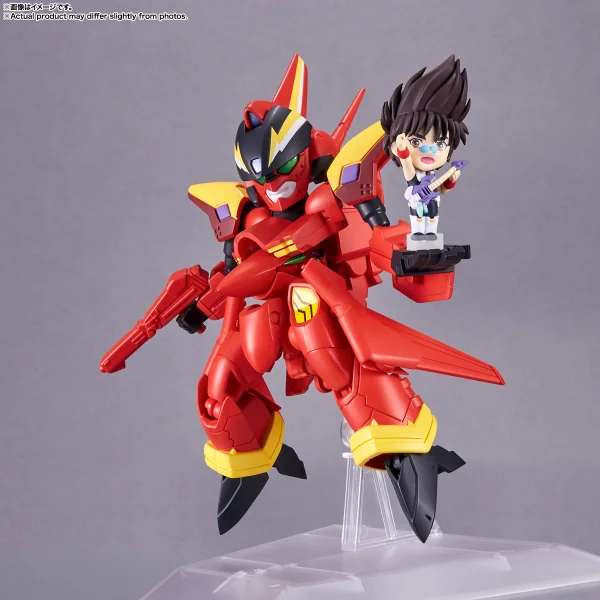 TAMASHII NATIONS VF-19 Custom Fire Valkyrie with Basara Nekki "Macross 7", TAMASHII NATIONS Tiny Session - Macross