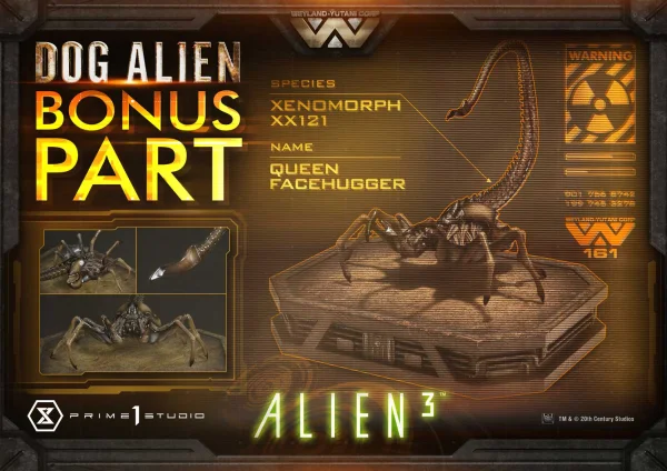 Prime 1 Studio Museum Masterline XL Alien 3 (Film) Dog Alien DX Bonus Version - Alien (Movie Franchise)