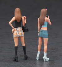 [FC02] 1:24 90's PLATFORM BOOTS GIRLS FIGURE (Two kits in the box) 3