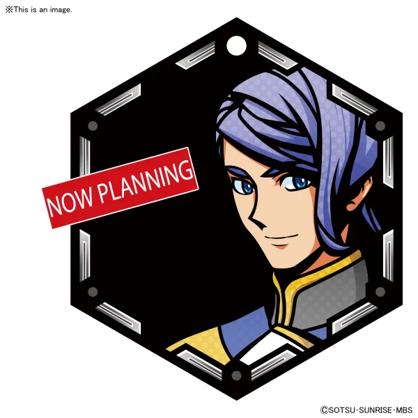 BANDAI HOBBY Orphans Character Stand Plate Gaelio Bauduin - Mobile Suit Gundam: Iron-Blooded Orphans