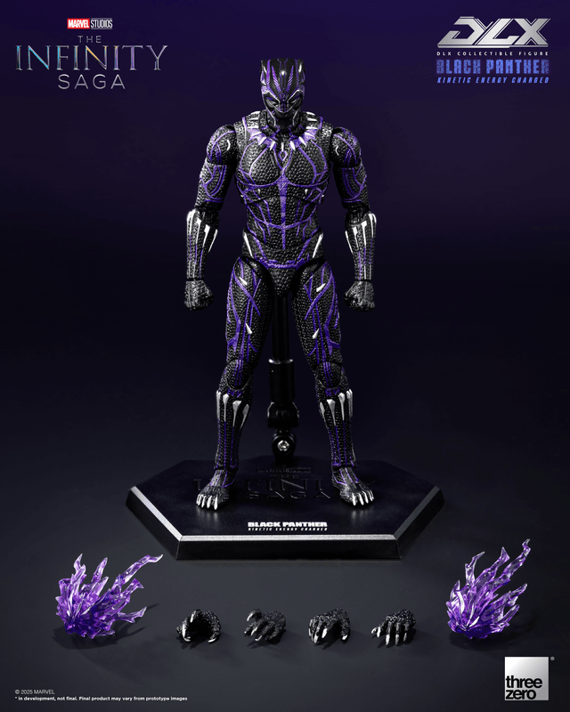 Marvel Studios: The Infinity Saga- DLX Black Panther (Kinetic Energy Charged)
