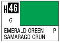 AQUEOUS HOBBY COLOR - H46 GLOSS EMERALD GREEN (PRIMARY) 1