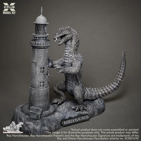 X-PLUS 1/72 Ray Harryhausen's Rhedosaurus Plastic Model Kit - The Beast from 20,000 Fathoms