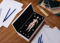 Nishimura Style Drawing Doll Olive Gray 7
