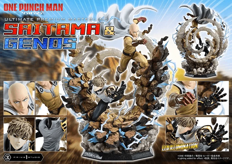 Prime 1 Studio Ultimate Premium Masterline One-Punch Man Saitama & Genos			 - One Punch Man