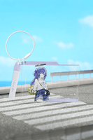 Blue Archive Holiday Saunter Series Acrylic Keychain (YUUKA) 3