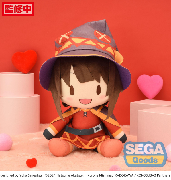 Fuwapetit "KONOSUBA -God's blessing on this wonderful world! 3" L Plush "Megumin"
