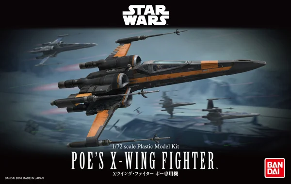 BANDAI HOBBY 1/72 Poe's X-Wing Fighter - Star Wars