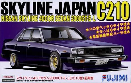 Fujimi [ID-170] 1/24 Nissan Skyline 4Door Sedan 2000 GT-E-L (C210 Early) - Scale Kits