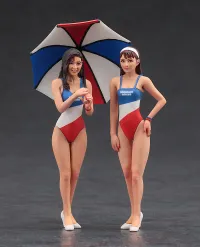 Hasegawa [FC03] 1:24 90’s PADDOCK GIRLS FIGURE (Two kits in the box) - Scale Kits - photo 2